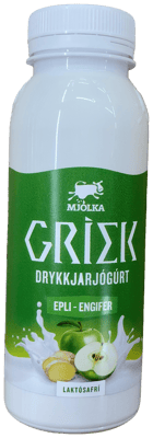 Mjólka Grísk Drykkjarjógúrt Epli-Engifer Laktósafrí 250 ml