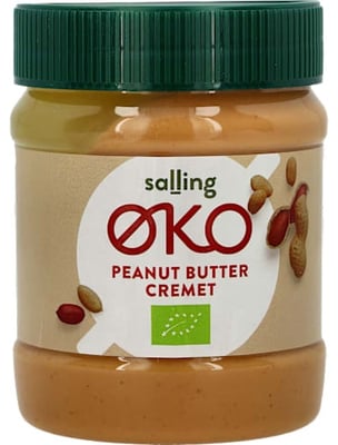 Salling ØKO lífrænt fínt hnetusmjör 340 g