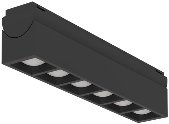 6 LED ljós á braut