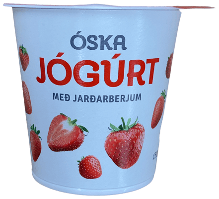 Óska Jógúrt með jarðarberjum 150 g