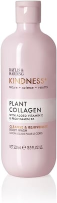Baylis & Harding Kindness + Plant Collagen, Rose Water & Coconut Milk Fragrance,Cleanse & Rejuvenate Bað- og Sturtusápa  500 ml