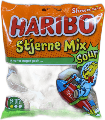 Haribo Stjörnumix súrt 270 g