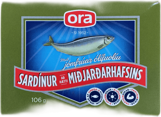 Ora Sardínur Miðjarðarhafsins með jómfrúarolíu 106 g