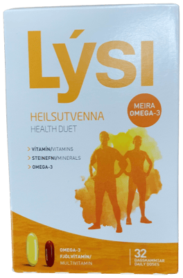 Lýsi Heilsutvenna Health Duet 32 stk