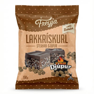 Freyja Sterkar Djúpur Lakkrískurl 150 g