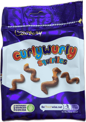 Cadbury Curly Wurly Squirlies 110 g