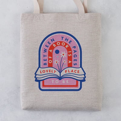 Between the Pages of a Book - Tote Bag
