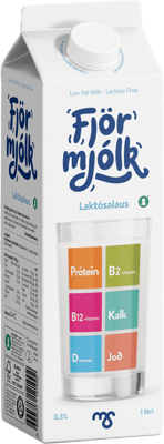 Fjör Mjólk Laktósalaus 0,3% 1 l