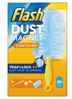 Flash duster skaft + 4 áfyllingar