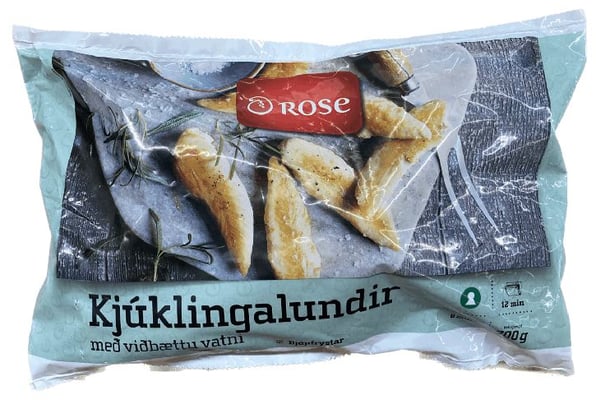 Rose Kjúklingalundir með viðbættu vatni 700 g