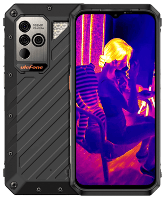 Ulefone Power Armor 18T Ultra 512GB 5G vinnusími með hitamyndavél