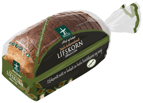 Myllan Lífskorn sólblómafræ og hörfræ 450 g