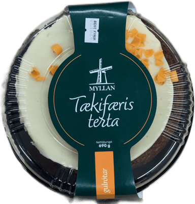 Myllan Tækifæristerta Gulrótar 690 g