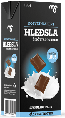 Hleðsla Kolvetnaskert Laktósalaus Íþróttadrykkur Súkkulaðibragð 1 l