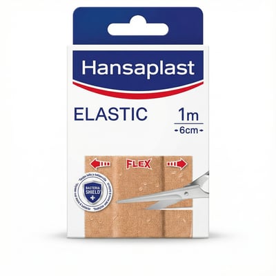 Hansaplast teygjanlegur plástur 1 m x 6 cm