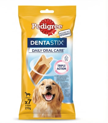Pedigree Dentastix dagleg munnhirða fyrir stóra hunda 7 stk 270 g