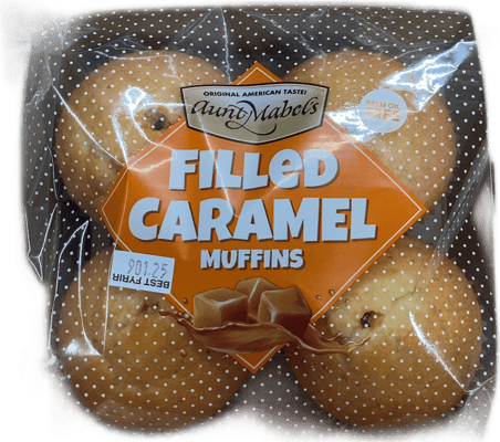 Aunt Mabel's fylltar karamellumuffins 280 g