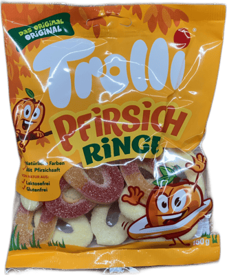 Trolli ferskjuhringir 150 g