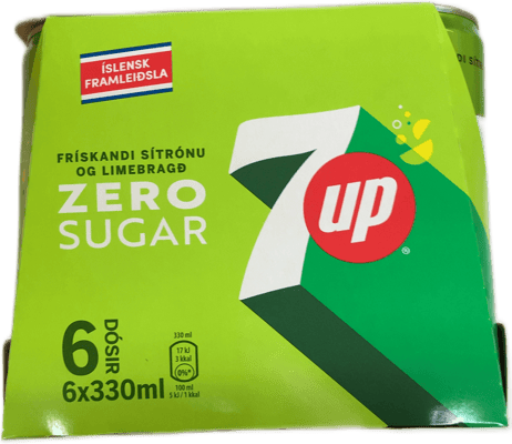 7Up sykurlaust 6 x 330 ml