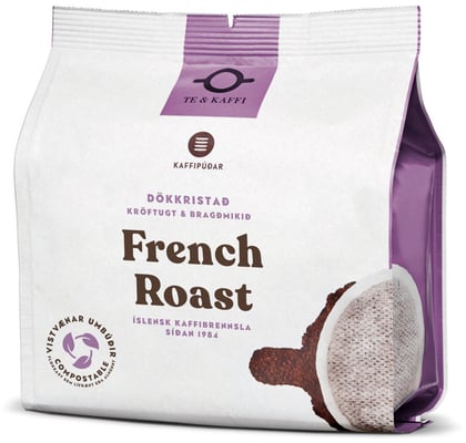 Te & Kaffi French Roast kaffipúðar 14 stk.
