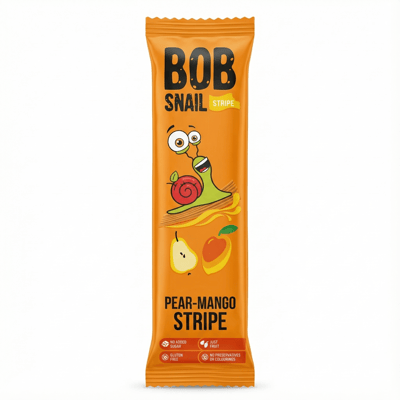 Bob Snail peru- og mangóræma 14 g