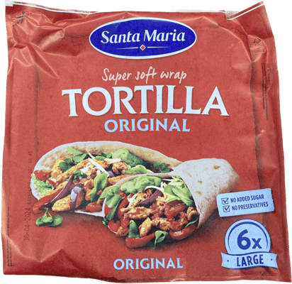 S.m tortillur stórar 6 stk
