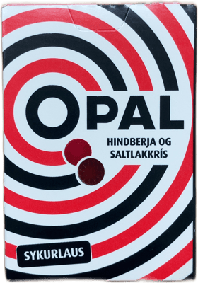 Opal Hindberja og saltlakkrís sykurlaus 40 g