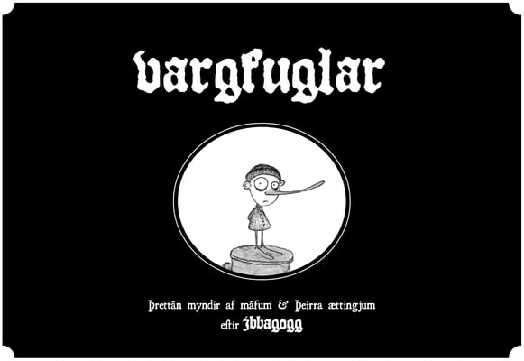 Vargfuglar: þrettán myndir af máfum og þeirra ættingjum eftir Íbbagogg