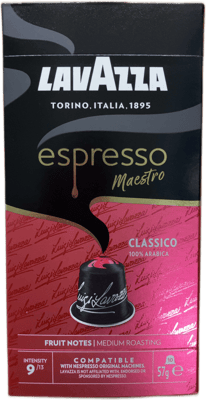 Lavazza Espresso Maestro Classico 100% Arabica kaffihylki 57 g