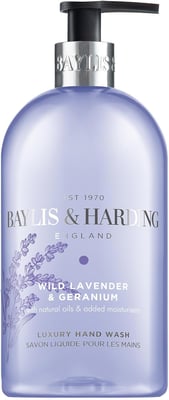 Baylis & Harding Signature handsápa með villtri lavender og geranium 500 ml