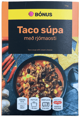 Bónus Taco Súpa með Rjómaosti 1 kg