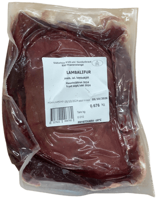 Sláturhús KVH Lambalifur 676 g