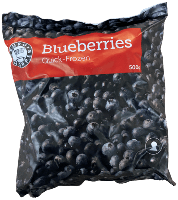 Euro Shopper hraðfryst bláber 500 g