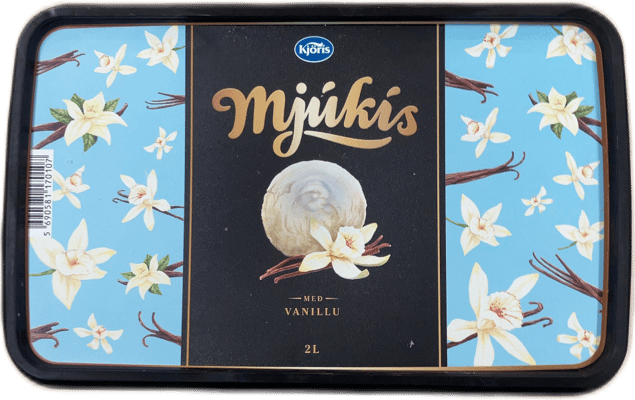 Kjörís Mjúkis Vanilla 2000 ml