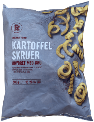 REMA 1000 Kartöfluskrúfur með BBQ-kryddi 600 g