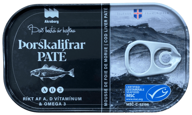 Akraborg Þorskalifrarpaté 125 g