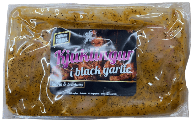 Stjörnufugl Kjúklingabringur Black Garlic 650 g
