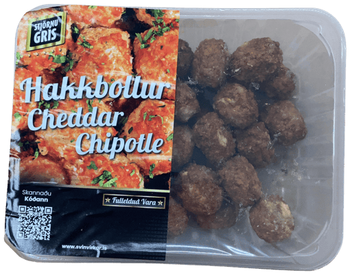 Stjörnugrís Hakkbollur Cheddar & Chipotle 800 g