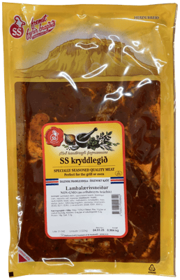 SS Kryddlegið Lambalærissneiðar 984 g