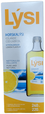 Lýsi Þorskalýsi Sítrónubragð 240 ml