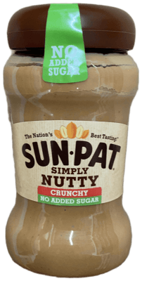 Sun-Pat Simply Nutty gróft hnetusmjör án viðbætts sykurs 400 g