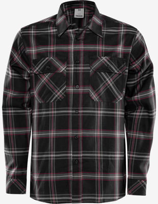 Fristads flannel skyrta svört köflótt
