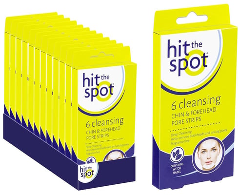 Hit the Spot Strimlar á enni og höku 6 stk