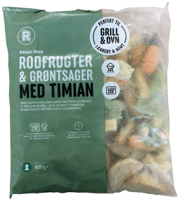 REMA 1000 Rótargrænmeti og grænmeti með timían 400 g