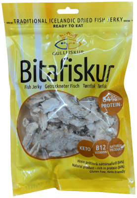 Gullfiskur Bitafiskur þurrkaður fiskur 100 g