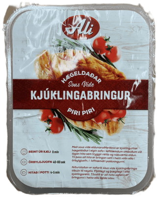 Ali Hægeldaðar Sous Vide Kjúklingabringur Piri Piri 458 g