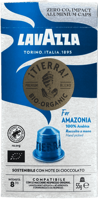 Lavazza Tierra For Amazonia lífræn kaffihylki 55 g