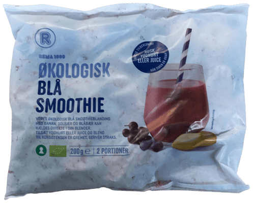 REMA 1000 Lífrænn blár smoothie 200 g