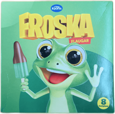 Kjörís Froska Flaugar Frostpinnar 400 ml