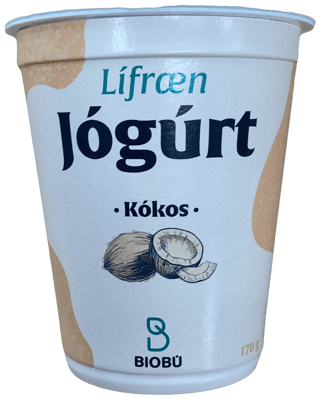 Biobú Lífræn Jógúrt Kókos 170 g